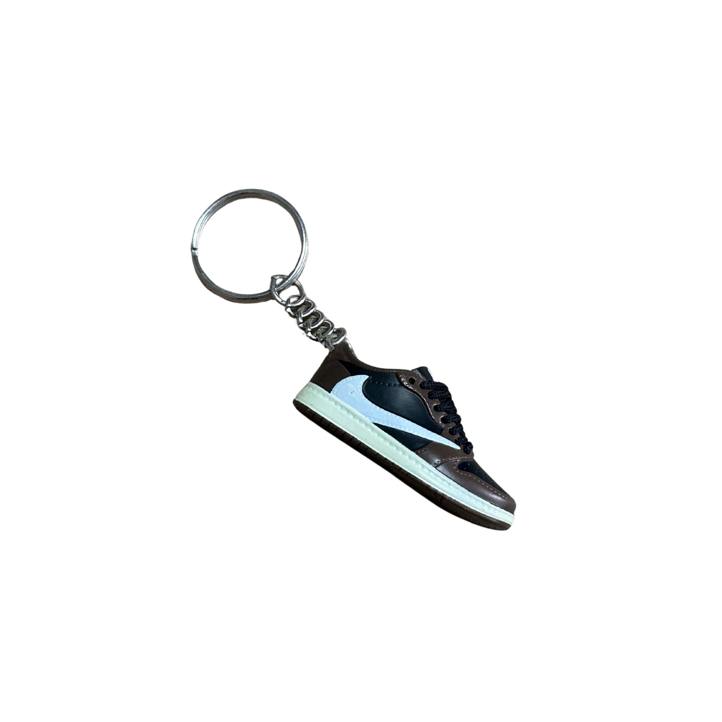 Keychain - Jordan 1 Low Travis Scott Mocha Black Lace
