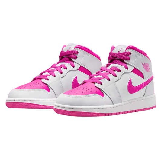 Jordan 1 Mid Fire Pink (GS)
