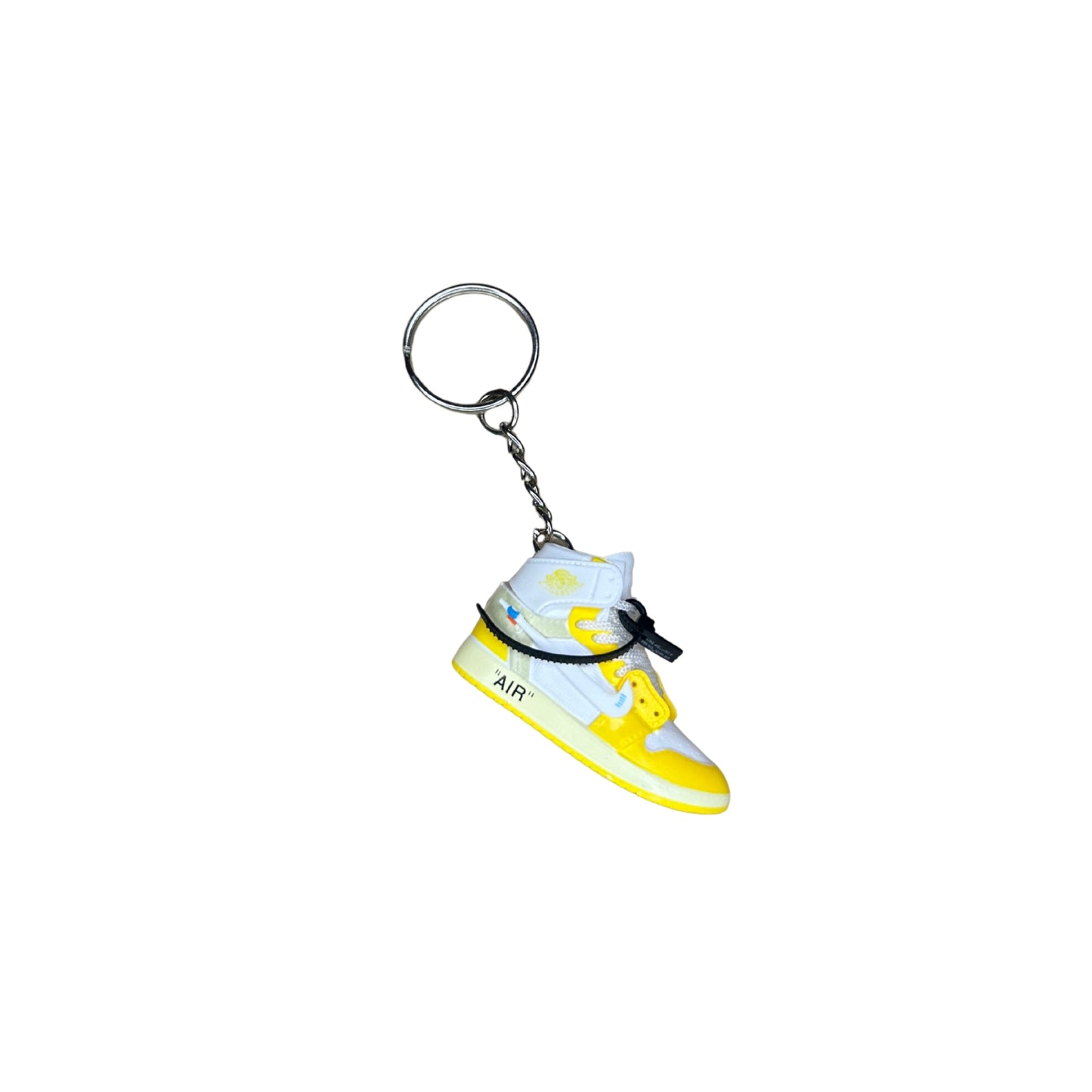 Keychain - Jordan 1 High Off-White yellow