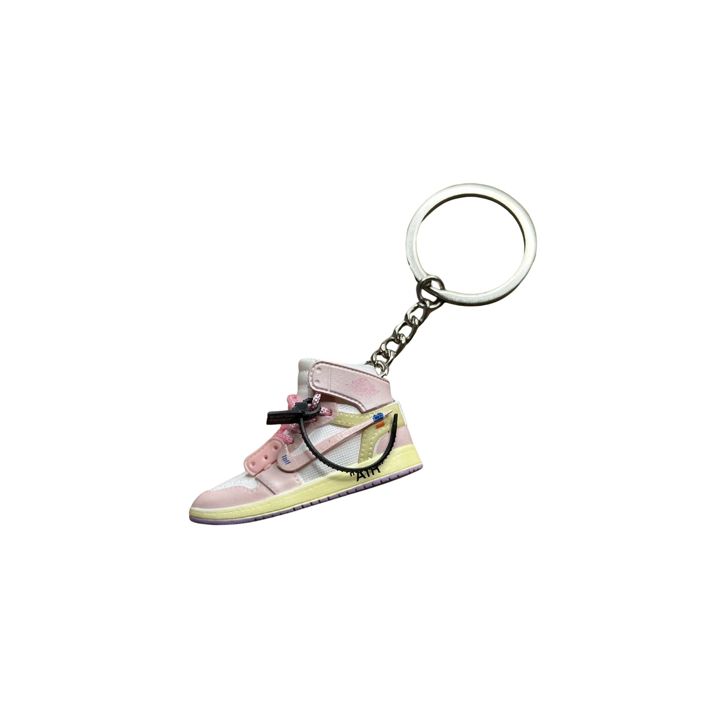 Keychain - Jordan 1 High Off-White Pastel Pink
