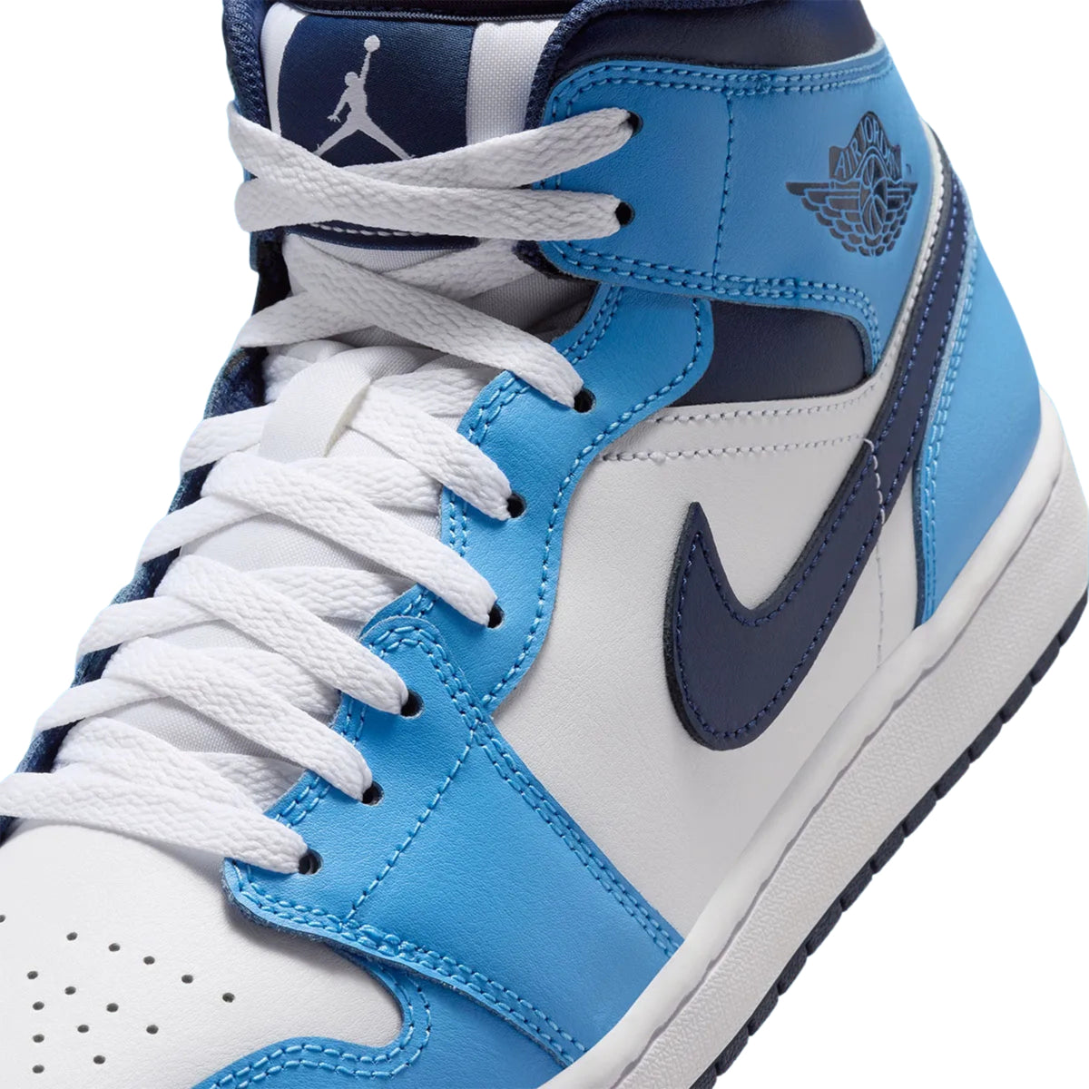 Jordan 1 Mid University Blue Midnight Navy