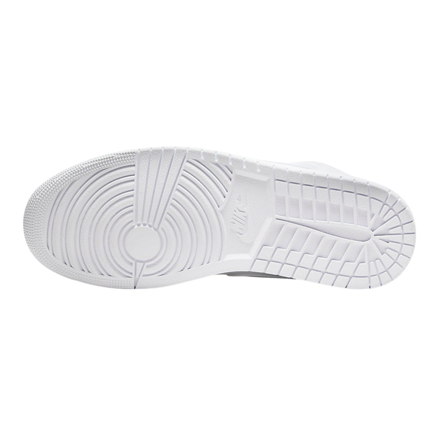 Jordan 1 Mid Triple White