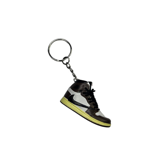 Keychain - Jordan 1 High Travis Scott Mocha Black Lace
