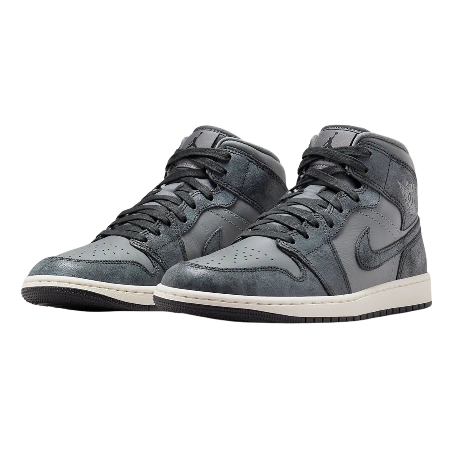 Jordan 1 Mid Distressed Smoke Grey