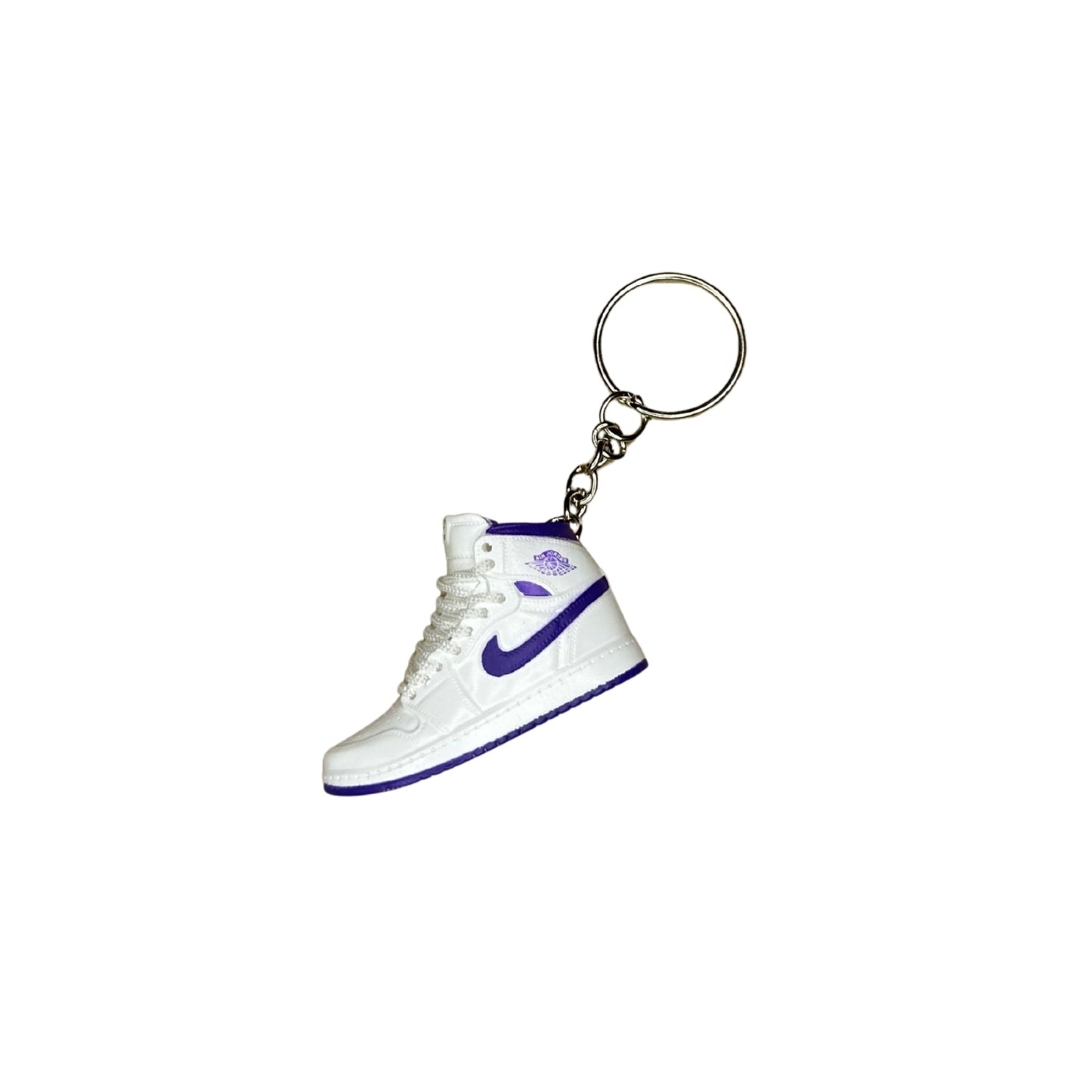 Keychain - Jordan 1 High White Court Purple