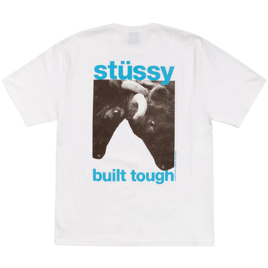 Stüssy BUILT TOUGH TEE - WHITE