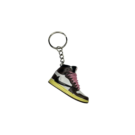 Keychain - Jordan 1 High Travis Scott Mocha Pink Lace