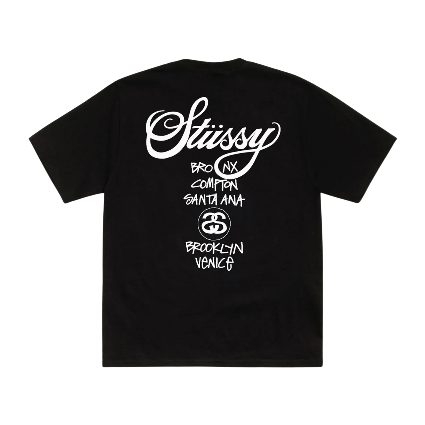 Stüssy WORLD TOUR TEE - BLACK