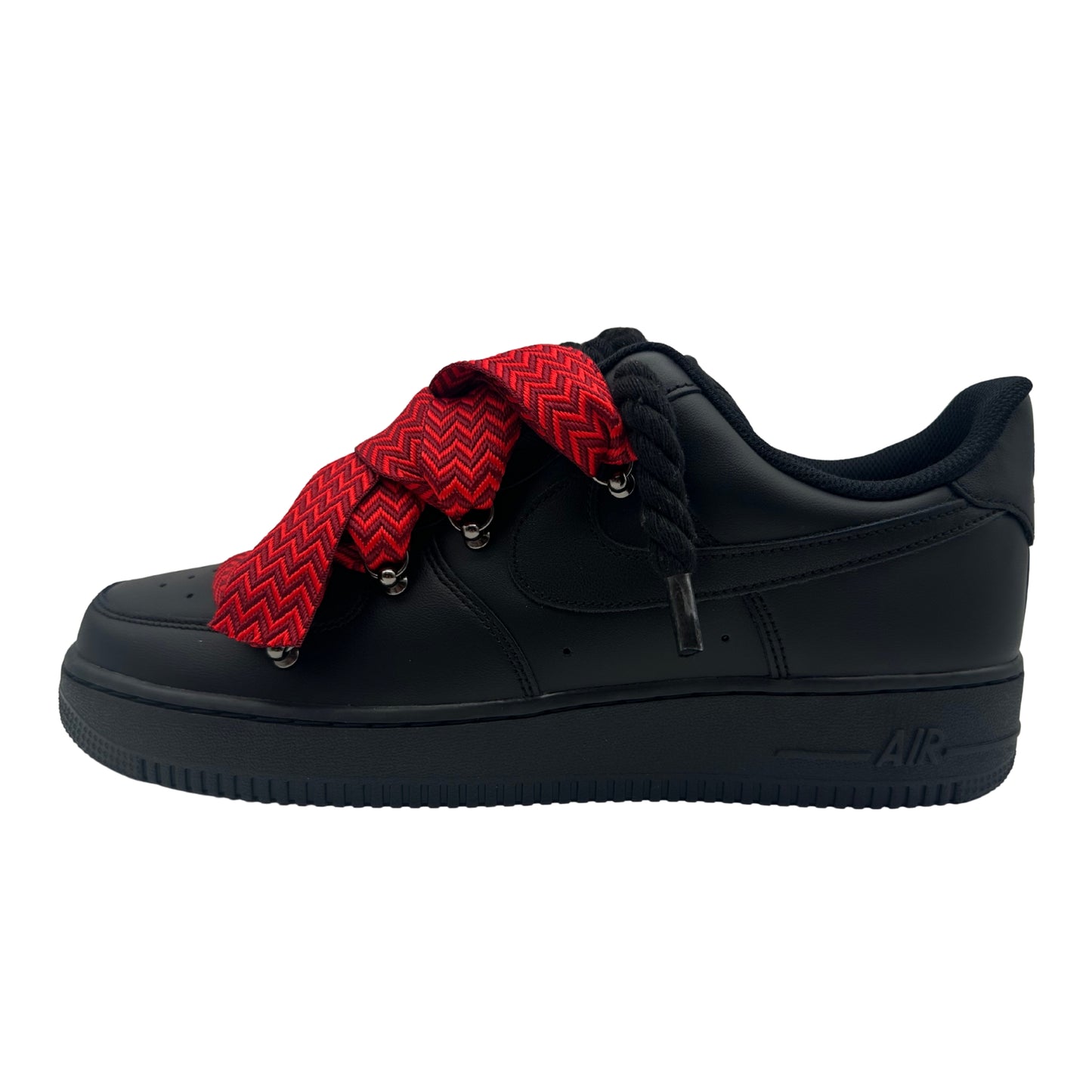 Nike Air Force 1 Low Black Lanvin Rope / Red