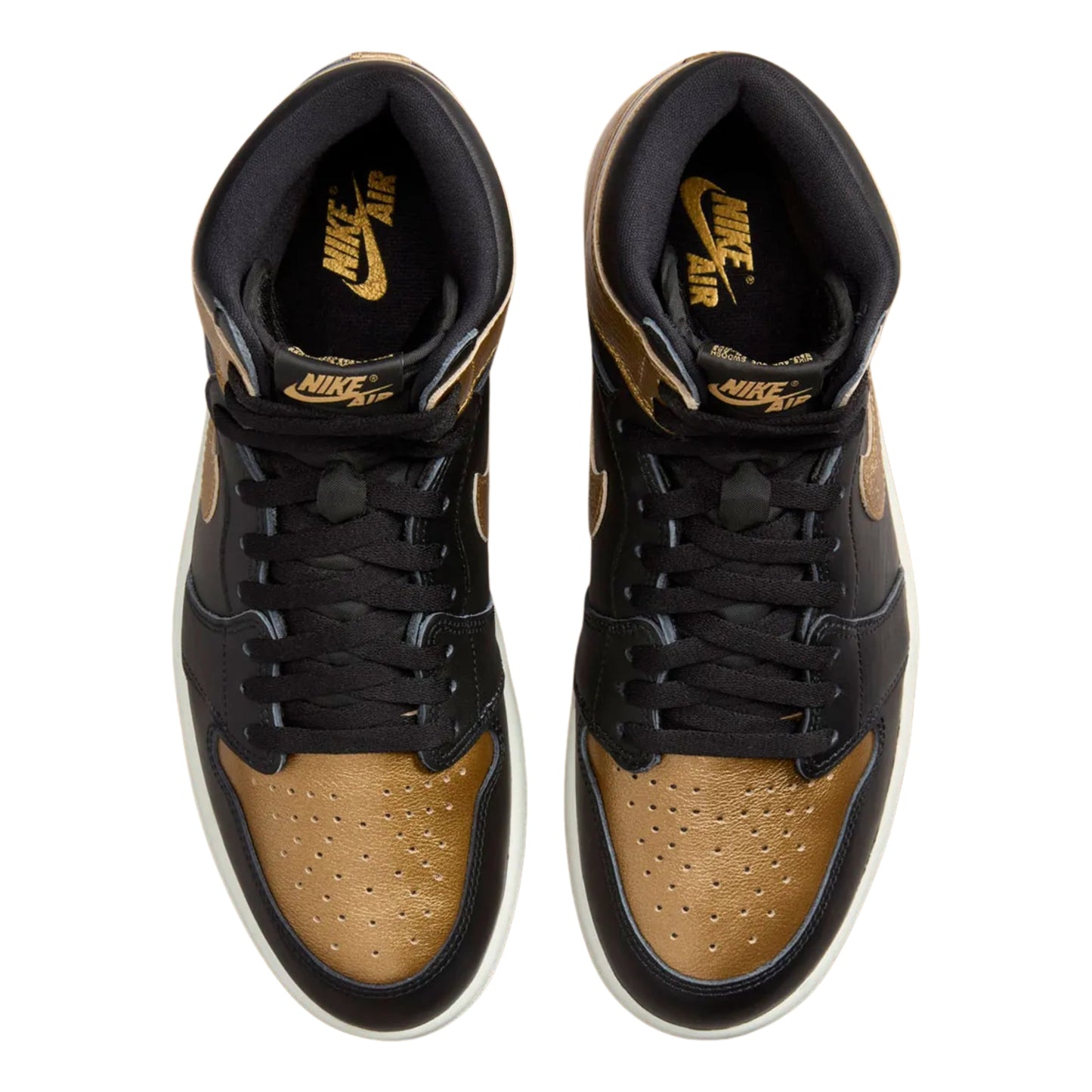 Jordan 1 Retro High OG Black Metallic Gold
