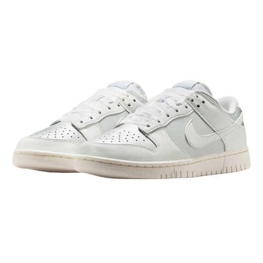 Nike Dunk Low Next Nature Sheer Lace Metallic Platinum