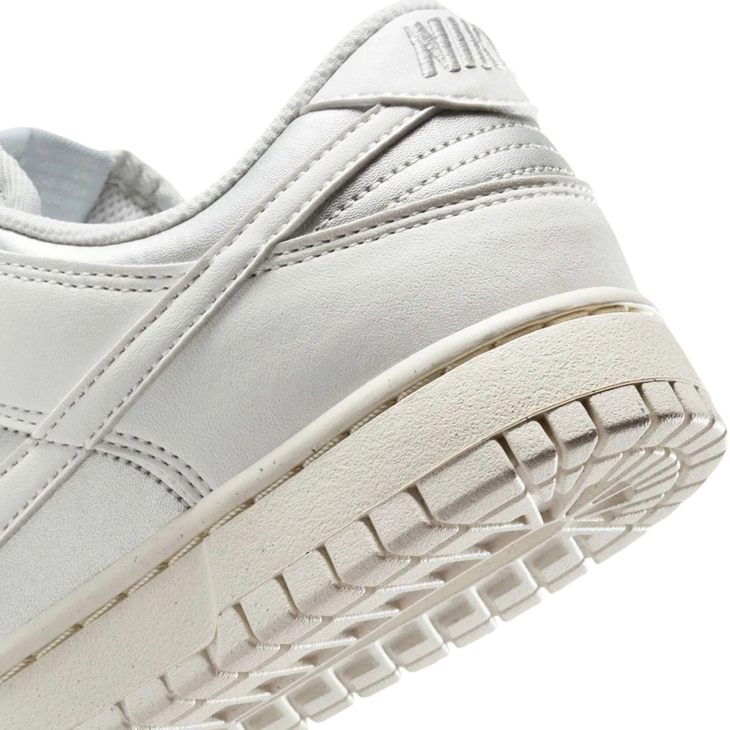 Nike Dunk Low Next Nature Sheer Lace Metallic Platinum