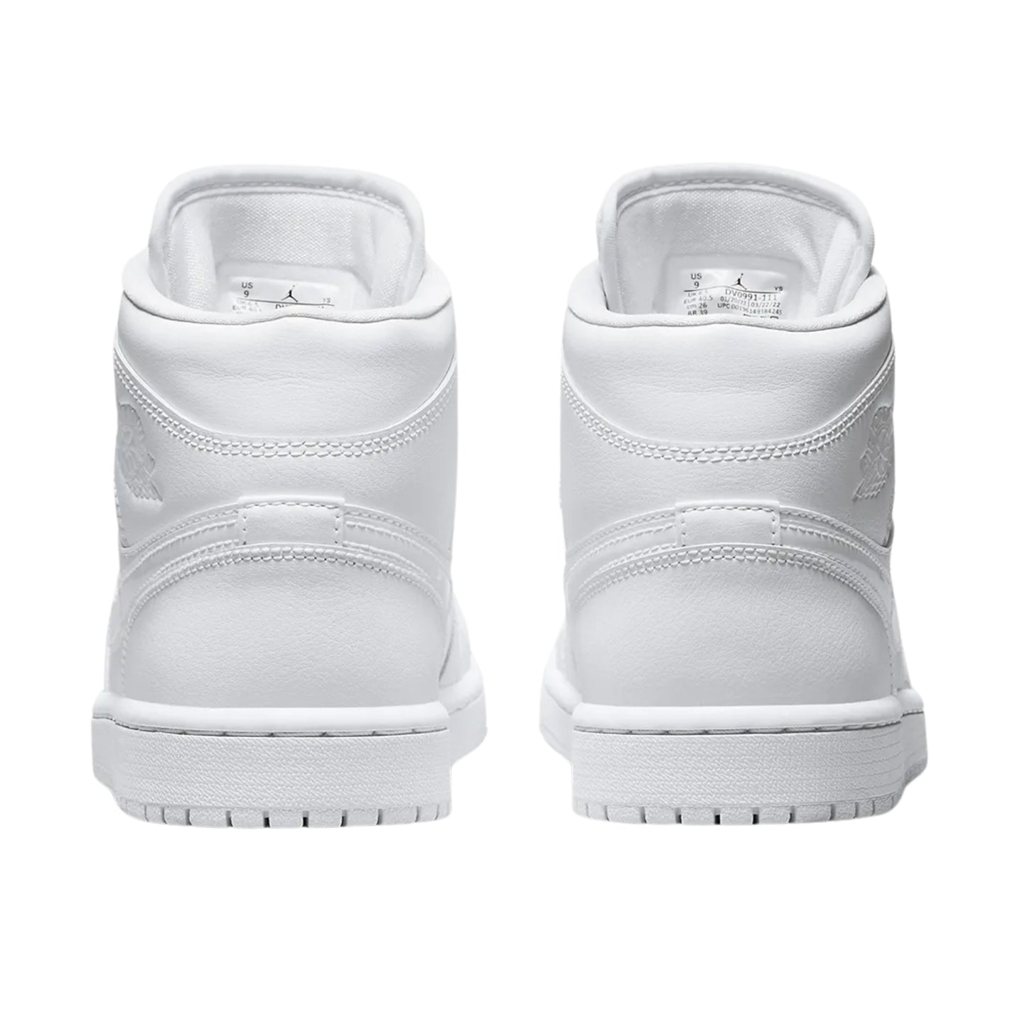 Jordan 1 Mid Triple White (2022)